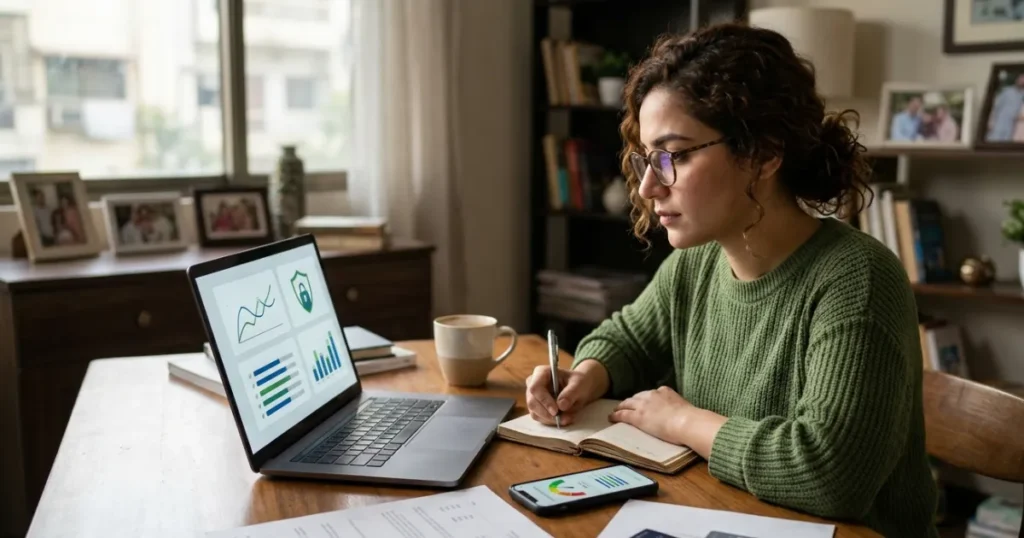 An informational image comparing secured credit and poor or broken credit.