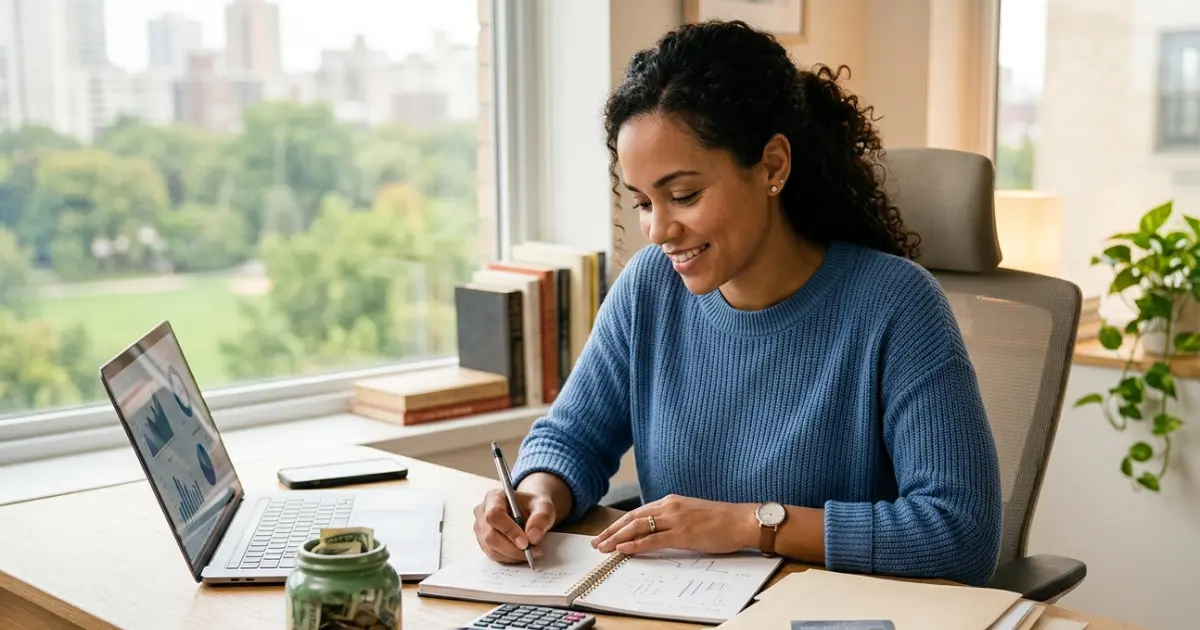 Financial planning for women using budgeting, saving, investing, and retirement strategies.